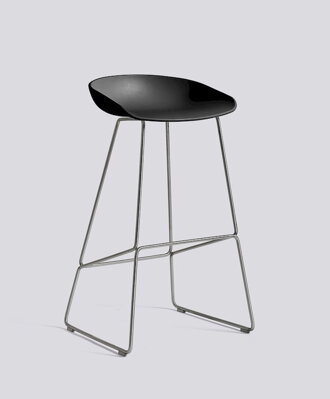  Barová židle AAS 38 Stainless Steel - Black