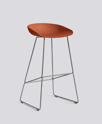 Barová židle AAS 38 Stainless Steel - Orange