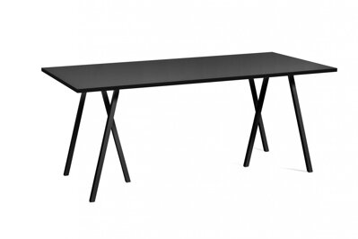 Stůl Loop Stand Table / Black Linoleum 180 cm