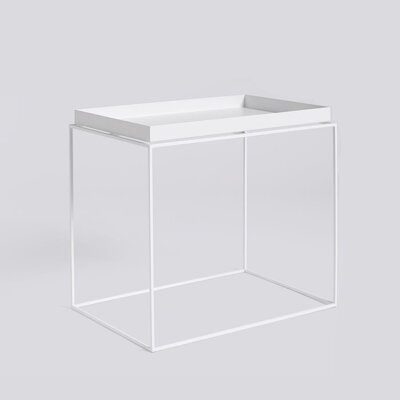 Stolek Tray Table, Side Table L, White