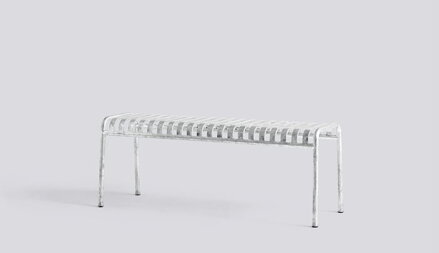 Lavice Palissade Bench Hot Galvanised