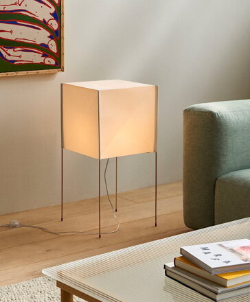 Paper Cube Floor Lamp / White