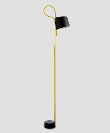 Stojací lampa Rope Trick Black / Yellow / Black