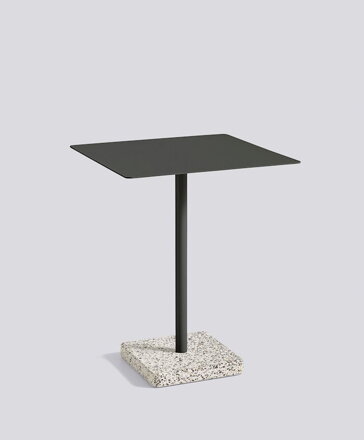 TERRAZZO TABLE / ANTHRACITE POWDER COATED STEEL L60 X W60 X H74