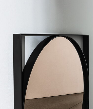 Zrcadlo Visual Geometric mocha/black