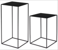 Konferenční stolek Slim Irony Table 31x31 cm