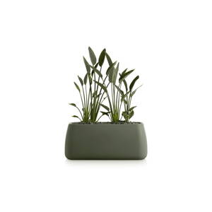 Květináč Gobi 5 Planter Olive Green, 100x43x43 cm