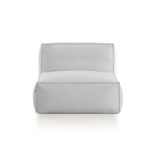 Lehátko Mareta lounge chair, Grey Plain