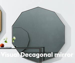 Zrcadlo Visual Decagonal 160x152